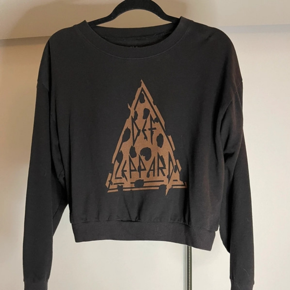 Crop def leopard sweater